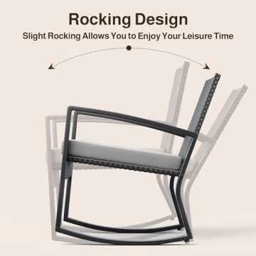 Ahomly Outdoor Wicker Patio Furniture Set for Relaxation