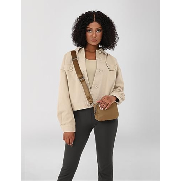 Stylish ODODOS Adjustable Crossbody Bag with Durable Design