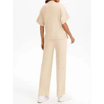 Tankaneo Women's Sweater Set for Style and Comfort