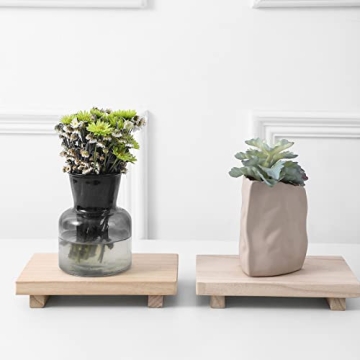 Stylish Wooden Riser Decorative Tray for Home Decor