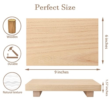 Stylish Wooden Riser Decorative Tray for Home Decor