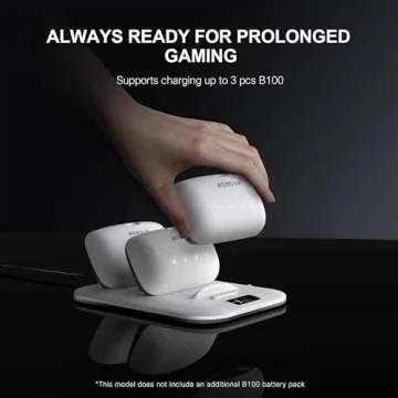 BOBOVR M3 Max Battery Pack Head Strap Accessories, Compatible with Meta Quest 3/3S, 10000mah hot-swappable Battery Pack, 20W Fast Charging