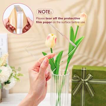 Remerry Acrylic Display Blocks - Stylish & Versatile 8-Pack