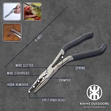 KNINE OUTDOORS Fishing Tool Kit for Anglers