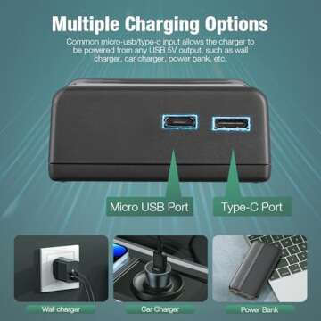 FirstPower NP-FW50 Battery Pack and USB Charger