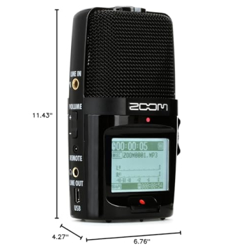 Zoom H2n Handy Recorder for Quality Audio Recording