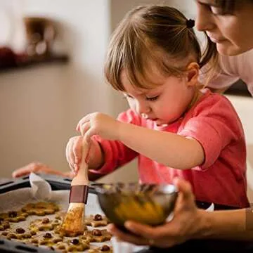 Boar Bristle Pastry Brushes for Baking and Barbecue