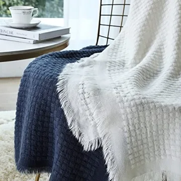 Farmhouse Boho Knitted Throw Blanket for Every Occasion