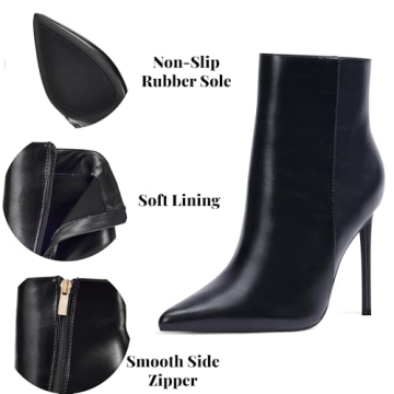 Elisabet Tang Women Heeled Ankle Booties for Fashionable Comfort