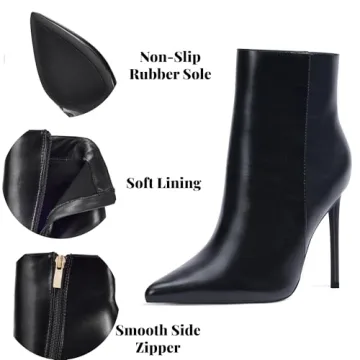 Elisabet Tang Women Heeled Ankle Booties for Fashionable Comfort