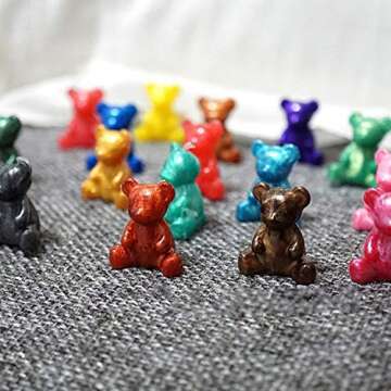 LET’S RESIN 15 Colors Epoxy Pigment, Pearl Liquid Resin Colorant Each 0.35oz, Non-Toxic Epoxy Resin Dye Pearl Color Liquid Dye for Resin Jewelry DIY Crafts Art Making