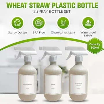 Quintessential Home Spray Bottle Set of 3 - Eco-Friendly