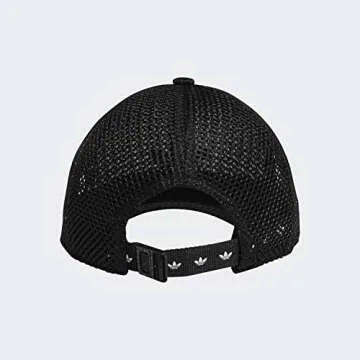 adidas Women's MESH Strapback - Stylish & Comfortable Black Cap