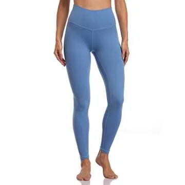 Colorfulkoala Women's Buttery Soft High Waisted Yoga Pants Full-Length Leggings (M, Havelock Blue)
