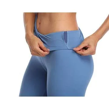 Colorfulkoala Women's Buttery Soft High Waisted Yoga Pants Full-Length Leggings (M, Havelock Blue)