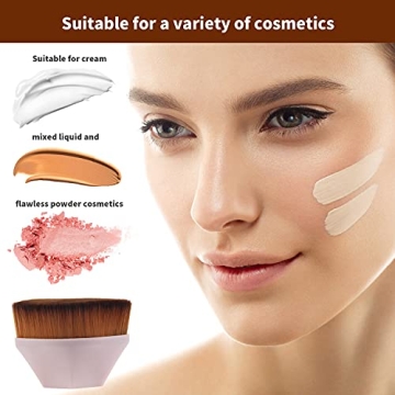 BEAHOT 4 Pack Foundation Makeup Brush with Protective Case