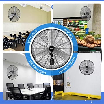 Buy KEN BROWN 30 Inch Industrial Wall Mount Fan Online