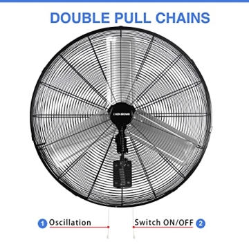 Buy KEN BROWN 30 Inch Industrial Wall Mount Fan Online