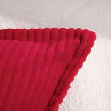 Puncuntex Corduroy Decorative Pillow Covers Set of 2