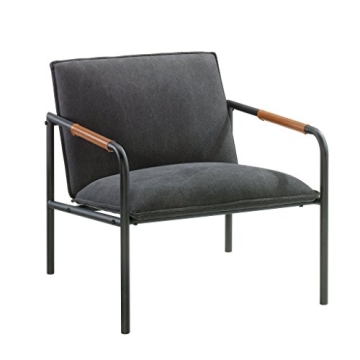 Sauder Boulevard Cafe Metal Lounge Chair - Stylish & Chic Comfort