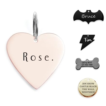 Personalized Stainless Steel ID Tags for Pets