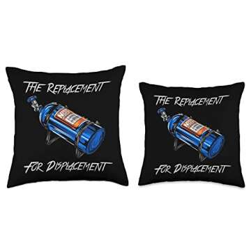 Replacement for Displacement Nitrous Bottle Throw Pillow