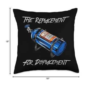 Replacement for Displacement Nitrous Bottle Throw Pillow