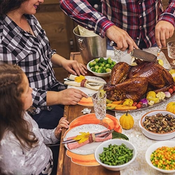 Vibrant Pumpkin Paper Place Mats for Autumn Celebrations