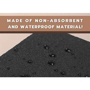 Polar Whale Coffee Espresso Capsule Drawer Organizer Tray Insert Compatible with Nespresso Vertuo VertuoLine for Kitchen Home Office Waterproof Washable Black Foam 36 Compartment 12.6 X 17.9 Inches