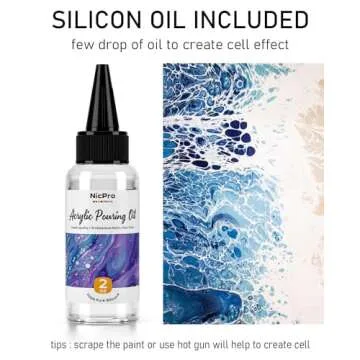 Nicpro Large Bulk Acrylic Pour Paint Set