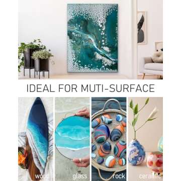 Nicpro Large Bulk Acrylic Pour Paint Set