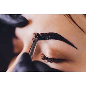 Eyebrow Tint Brush for Eyebrow Henna Brow Tint - Spoolie Eyebrow Brush for Brow Henna - Lash Tint Brush Comb for Eyelash Tint - Angled Eyebrow Brush by Existing Beauty