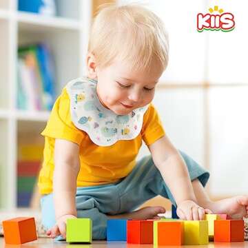 KIIS Disposable Baby Bibs – Mess-Free Feeding Solution for Boys and Girls