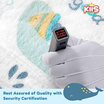 KIIS Disposable Baby Bibs for Mess-Free Baby Feeding