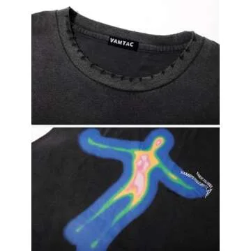 Vamtac Oversized Graphic Tees for Trendy Summer Style