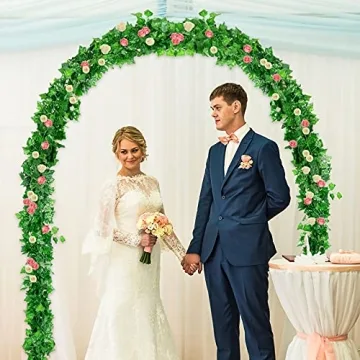 Artflower Fake Vines for Bedroom, 12 Pcs 84Ft Fake Ivy Vines Greenery Garland Artificial Ivy Leaves Fake Hanging Plants for Office Garden Wedding Wall Room Decor