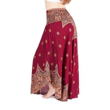 Lannaclothesdesign Bohemian Maxi Skirt - Unique & Elegant