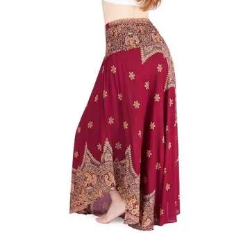 Lannaclothesdesign Bohemian Maxi Skirt - Unique & Elegant