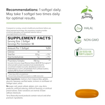 CuraMed 750 mg Curcumin Complex - Superior Absorption