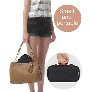 Relavel Makeup Bag - Compact Travel Makeup Organizer