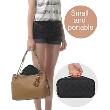 Relavel Makeup Bag - Compact Travel Makeup Organizer