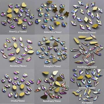 AB Crystal Rhinestones Set for Stunning Nail Art