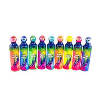 United Novelty Super Bright Fluorescent 43ML Mini Bingo Daubers- Set of 9- One of Each Color