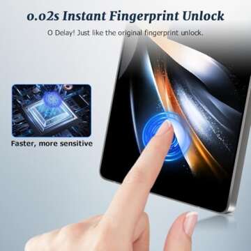 2 Pack Matte Privacy Screen Protector for Samsung Galaxy S25 Ultra,9H Tempered Glass,Anti-Glare,Anti-Spy,Anti-Scratch, Smooth and Responsive Absolute Fingerprint Compatibility Touch Screen HD Clear