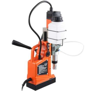VEVOR Mag Drill Press, 1400W 2" Boring Diameter, 2922lbf Power Magnetic Drill, 810 PRM, 10-Speed, 1-second Release Drill Arbor, Electric Drilling Machine for Metal Surface and Home Improvement