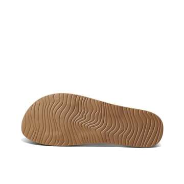 REEF Cushion Vista Women's Fashion Slide Sandal, Vegan Leather Strap, Ultra Soft Cushion Footbed, Vintage, 7.5