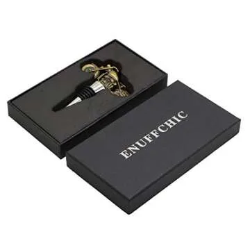 Decorative Fathers Day Bar Gifts Vintage Motorcycle Wine Bottle Stoppers For Men, Bronze