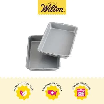 Wilton Non-Stick 9 x 13 Oblong Cake Pans Set of 2