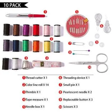 SAYGOGO Sewing Kit - Perfect for Home and Travel