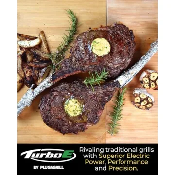 Turbo E Outdoor Electric Grill - Smart 1700W BBQ